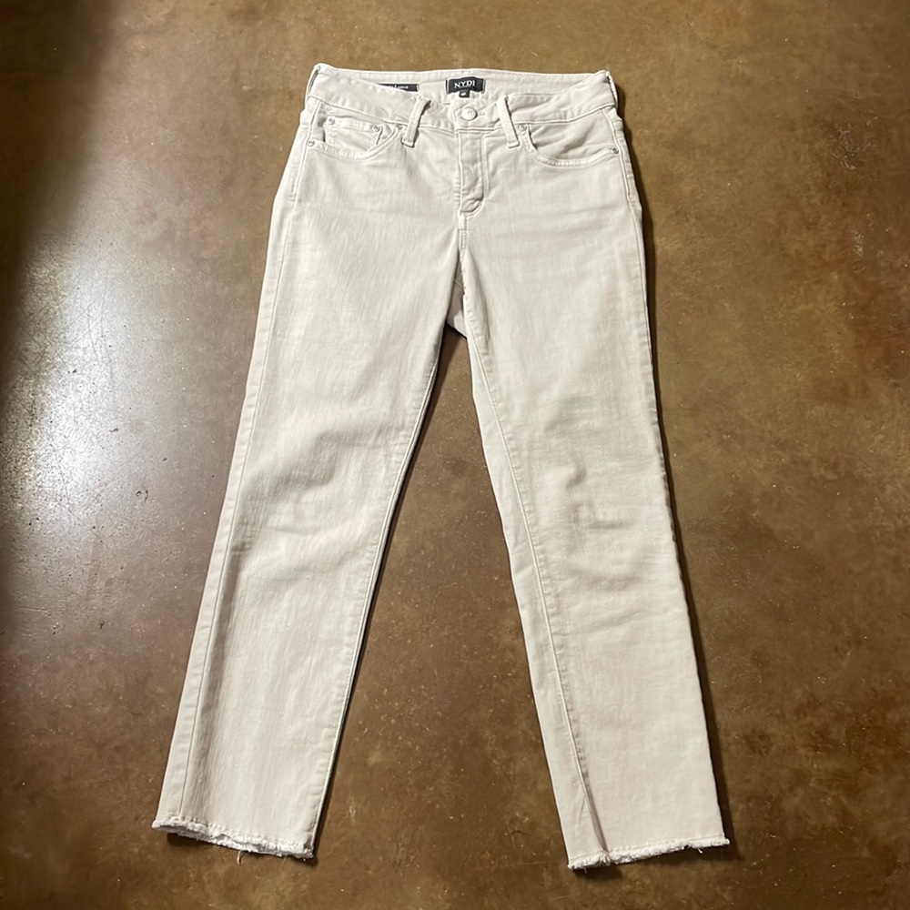 NYDJ Sheri Ankle crop raw hem